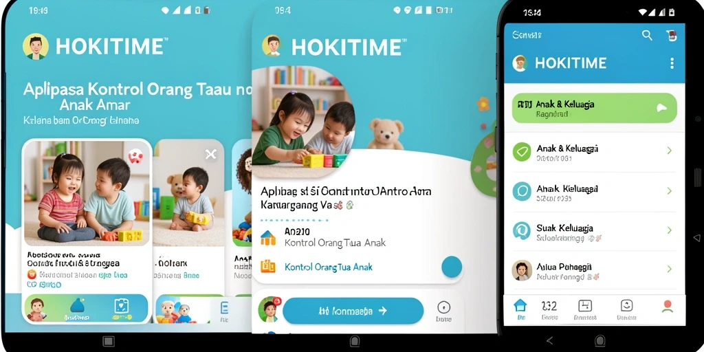 Antarmuka pengguna HOKITIME yang intuitif untuk kontrol orang tua.